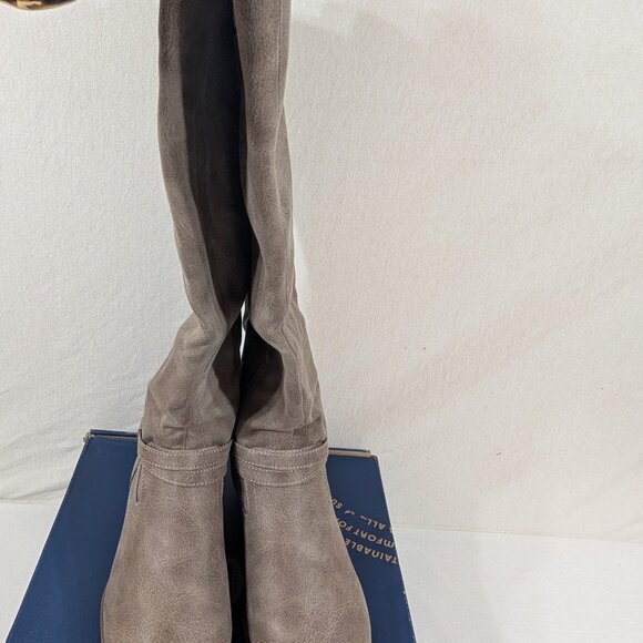 Dr. Scholls Liberate Taupe High Boots - Picture 3 of 7